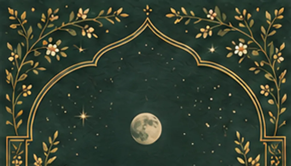 دعوة زفاف إلكترونية بتصميم «ليل»: أخضر عميق بلمسات ذهبية هادئة